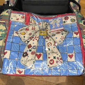 Brighton Love Sparkle Tote - D30228 - 2020 Canvas Tote - NWT - Tom Clancy Design